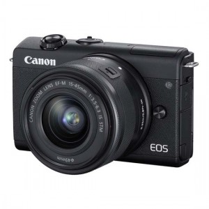 Canon EOS M200 Black with EF-M15-45mm